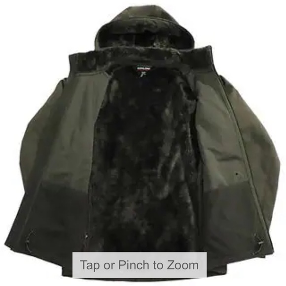 Kirkland Signature Men's Fleece Lined Softshell Jacket, Green - Picture 6 of 8